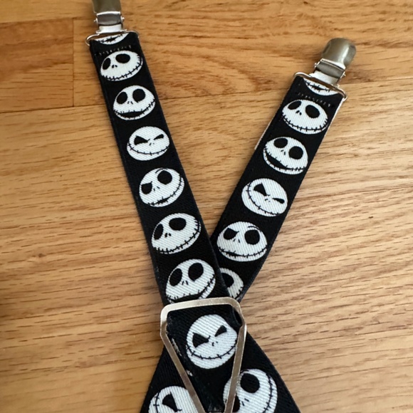 Disney Tim Burton's Nightmare Before Christmas Top Hat, Tote & Suspenders - Picture 2 of 16